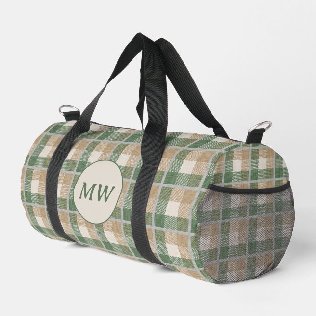 Sac De Sport Tartan (Coin droit)