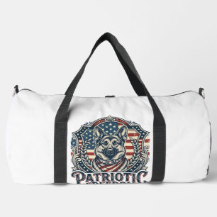 Sac De Sport Tee-shirt graphique vectoriel Berger Allemand patr