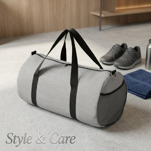 Sac De Sport Texture métallique argent brossé de qualité supéri
