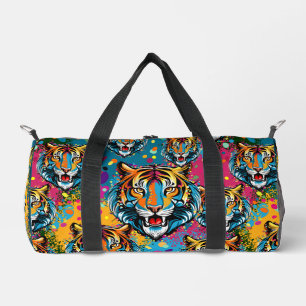 Sac De Sport Tiger Tiger Tête arc-en-ciel teintures