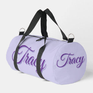 Sac De Sport Tracy Nom De Fille En Violet,