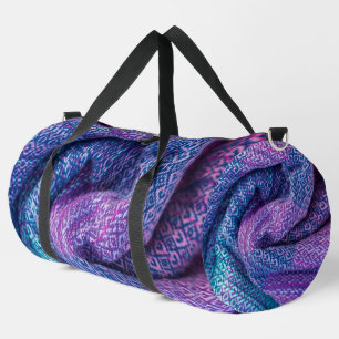 Sac De Sport Tricoté Mélange Violet et Bleu Joli