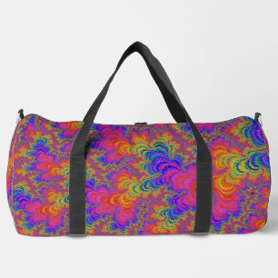 Sac De Sport Trippy Funky Bold Vibrant Arc-en-ciel Abstrait Fra