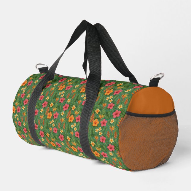 Sac De Sport Tropical/Hawaii patterned floral (Coin droit)