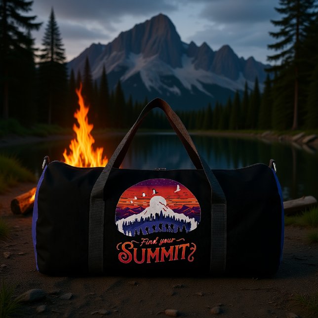 Sac De Sport Trouvez votre sommet ? Randonnée nocturne (Créateur téléchargé)