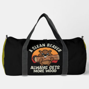 Sac De Sport Un castor propre obtient plus de bois