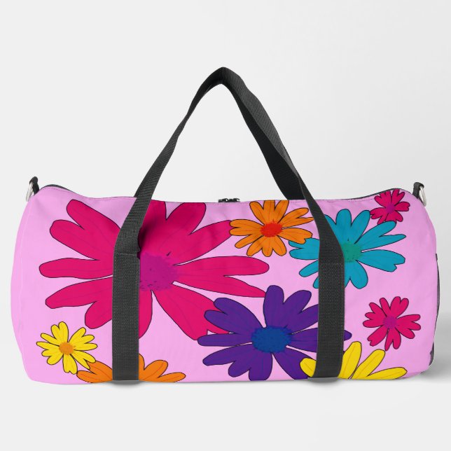 Sac De Sport Un lit fleuri de fleurs marguerites (Recto)