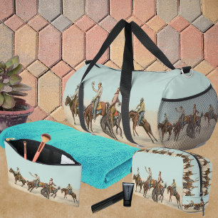 Sac De Sport Vintage Western 4 Cowboys à cheval