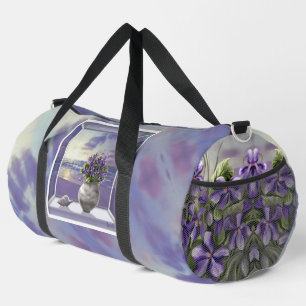 Sac De Sport violettes dans un bocal de lune