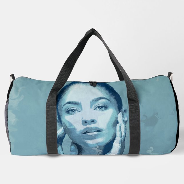 Sac De Sport "Woman in Blue" Premium Canvas (Verso)