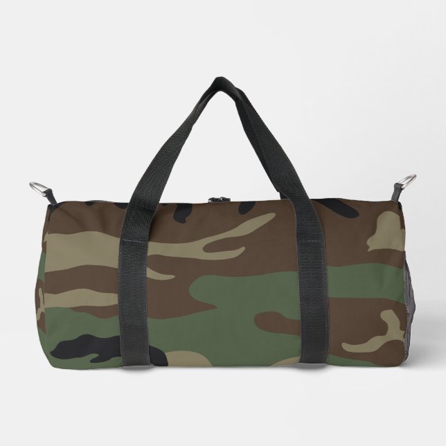 Sac De Sport Woodland Military Camouflage Pattern (Recto)