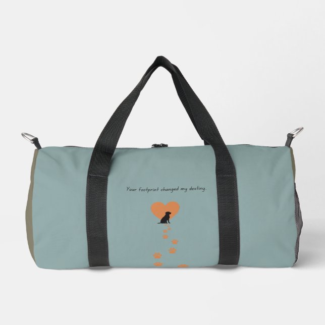 Sac De Sport Your footprint changed my destiny (Recto)