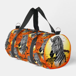 Sac De Sport Zebra African Savanna Wild Animal