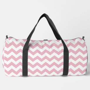 Sac De Sport Zigzag rose, Chevron rose, Motif géométrique