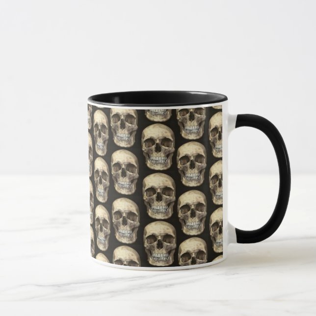 Sac de tasse humaine de tasse de café de crâne (Droite)
