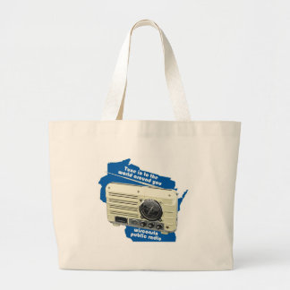 Sac de tissu de radio publique du Wisconsin