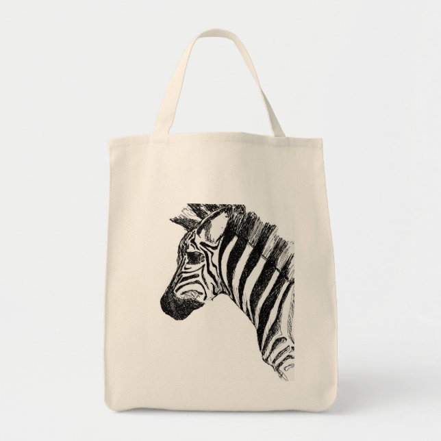Sac de toile de zèbre (Devant)