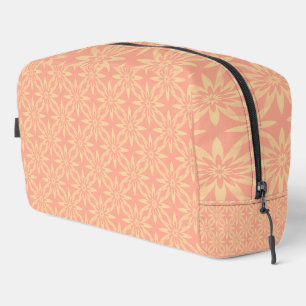 Sac de toilette à motif sans couture de fleur jaun