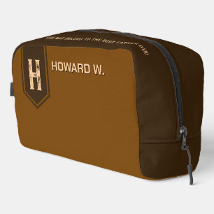 Sac de toilette Brown pour homme/père