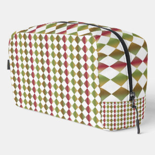 Sac de toilette de Motif de diamants de Checker co