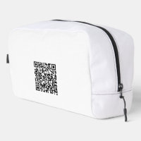 Sac de toilette de voyage personnalisé avec code Q