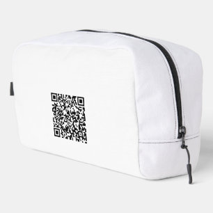 Sac de toilette de voyage personnalisé avec code Q