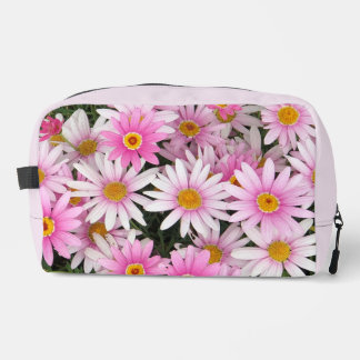 Sac de toilette féminin aux fleurs roses
