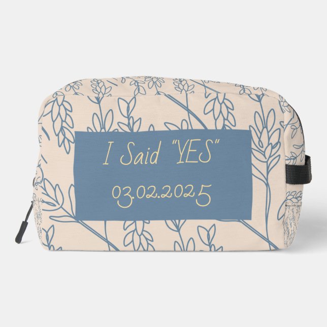 Sac de toilette mariage (Verso)