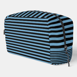 Sac de toilette Motif bleu noir