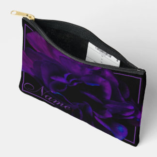 Sac de toilette personnalisé - Fleur bleue et viol