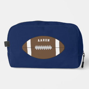 Sac de toilette personnalisé Football Bleu