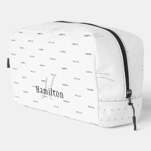 Sac de toilette personnalisé - HAMbWG - Gris 