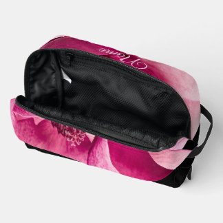 Sac de toilette personnalisé - Magnolia rose