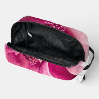Sac de toilette personnalisé - Magnolia rose