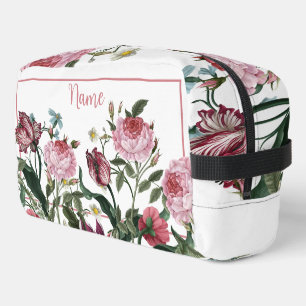 Sac de toilette personnalisé - mélange de fleurs r
