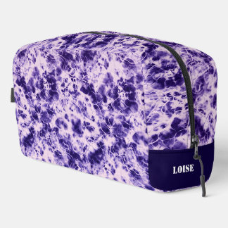 Sac de toilette personnalisé Tie-Dye Marble