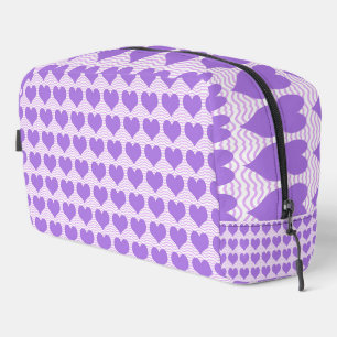 Sac de toilette pourpre Heart