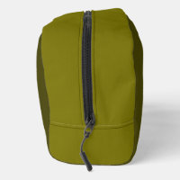 Sac de toilette vert Jungle à deux tons
