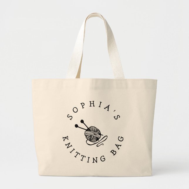 Sac de Tricot personnalisé (Devant)