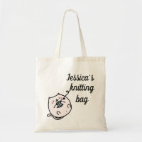 Sac de Tricot personnalisé Amoureux de les chats m