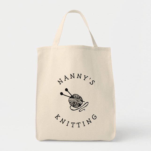 Sac de Tricot personnalisé Granny (Devant)