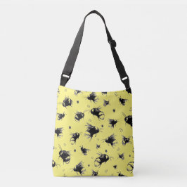 Sac de voyage à thème bee jaune pour maman