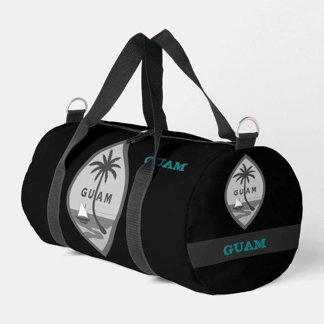 Sac de voyage Guam, Armoiries de Guamaian / drapea (Coin gauche)