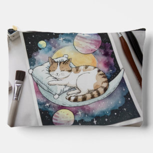 Sac de voyage pour accessoires en aquarelle de cha