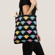 Sac d'emballages mignon de hibou de cadeau de