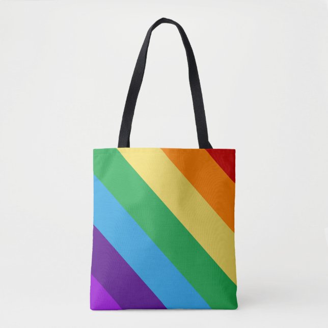 Sac d'épaule du drapeau arc-en-ciel (Devant)