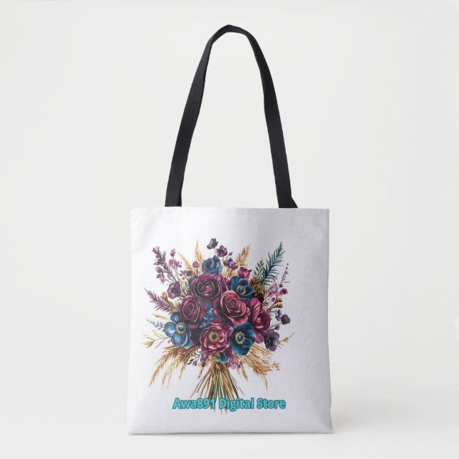 Sac d'épaule monogrammé moderne (Devant)