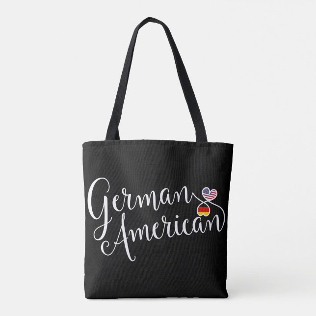 Sac d'épicerie allemand American Entwin Hearts (Dos)