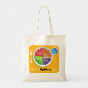Sac d'épicerie de MyPlate - jaune