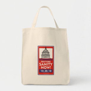 Sac d'épicerie de santé d'esprit de restauration